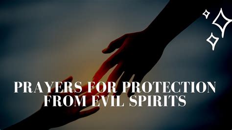 Prayers For Protection From Evil Spirits YouTube