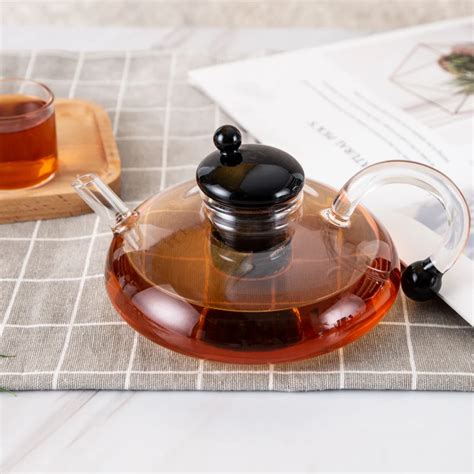 Modern Luxury Afternoon Tea Set Transparent Borosilicate Glass Coffee