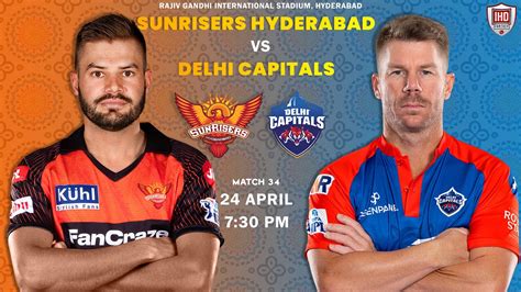 SRH Vs DC Dream11 Team Prediction Score Stats Delhi Vs Hyderabad