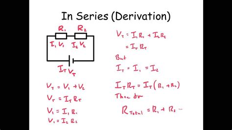 Resistors In Series And Parallel A Level Physics Youtube