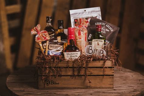 Whiskey Lover Gift Basket With Whiskey Snacks Glasses Gifter World