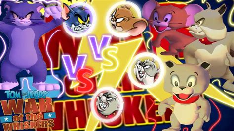 Tom And Jerry In War Of The Whiskers Tom VS Tyke VS Jerry VS Spike