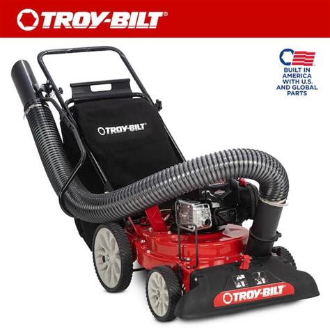 Troy Bilt 24 In Leaf Vacuum Head 1 5 In Chipping Capacity Gas Powered