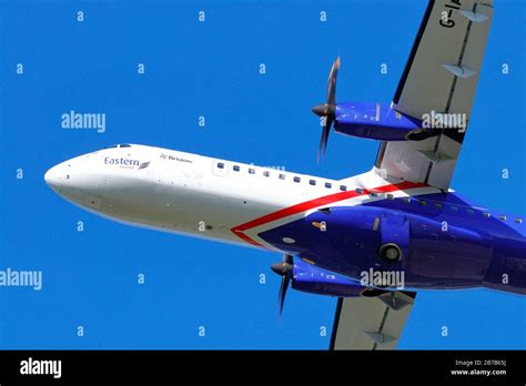 Eastern Airways Atr Taking Off From Leeds Bradford International