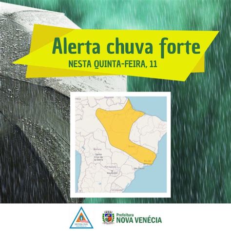 Inpe Por Meio Da Defesa Civil Emite Alerta De Chuva Forte Para Esta