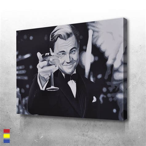 Cheers To The Great Gatsby An Acrylic Masterpiece Unveiled Canvas