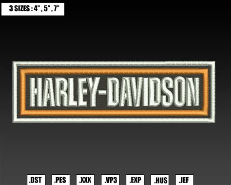 Harley Davidson Logo Embroidery Design Machine Embroidery F Inspire