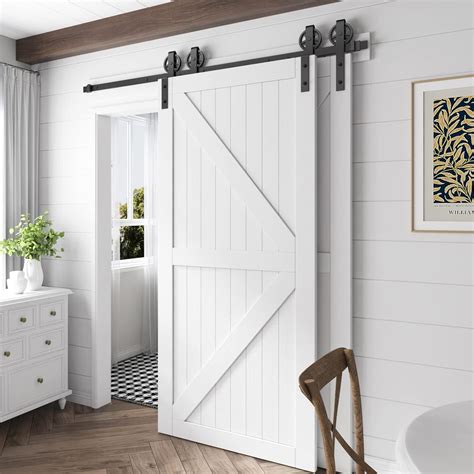 Buy Smartsmith Ft Bypass Heavy Duty Sliding Barn Door Hardware Single