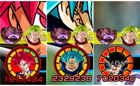 100 Ssr Tur And Lr Ui Sign Goku Comparison R Dbzdokkanbattle