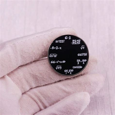 Creative Mathematical Formula Button Pin Badge T For Students