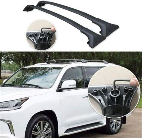 Pcs Fits For Lexus Lx Aluminum Roof Rail Rack Cross Bar