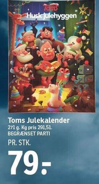 Toms Julekalender Tilbud Hos Spar