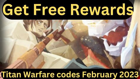 Titan Warfare Codes February 2023 Roblox Free Rewards Titan Warfare