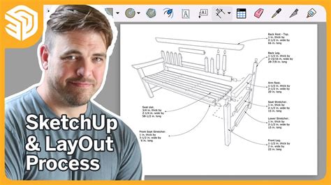 Sketchup For Woodworking Plans Beginner Tutorial Guide Youtube