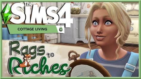 Rags To Riches Challenge The Sims 4 Cottage Living Part 19