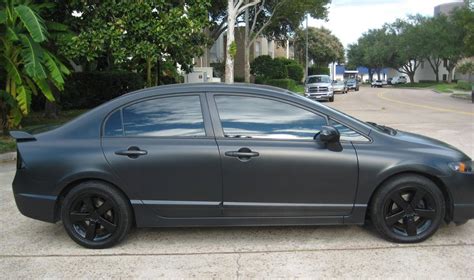 Matte black honda civic emblem