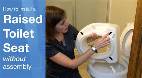 How to Install a Raised Toilet Seat - No Assembly Required - EquipMeOT