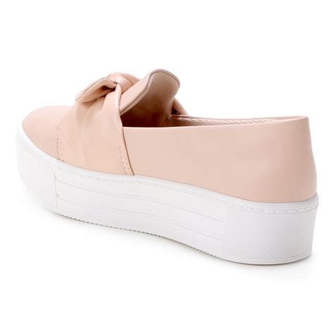 T Nis Slip On Kolosh Plataforma N Feminino Nude Compre Agora Cabana Magazine