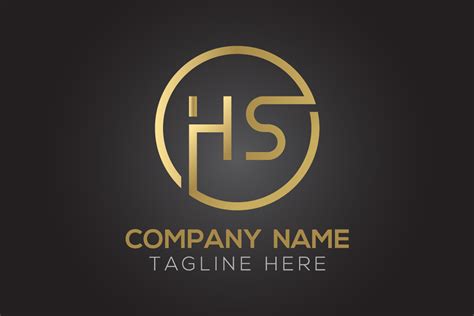 HS Logo Design Vector Graphic by Rana Hamid · Creative Fabrica