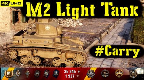 World Of Tanks M2 Light Tank Replay 10 Kills 1 1k Dmg Patch 1 7 0