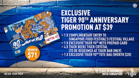 Singapore Food Festival 2022 Exclusive Tiger Beer 90th Set Singapore