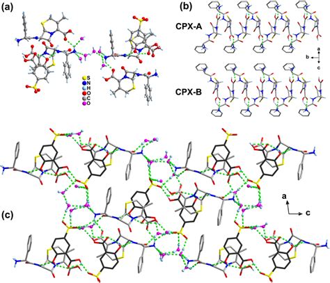 The Molecular Structure Of Salt 3 A Part Of Hydrogen Bonding