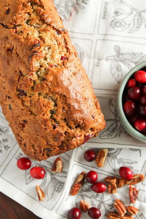 Cranberry Nut Bread Delicious Holiday Quick Bread Stephie Cooks