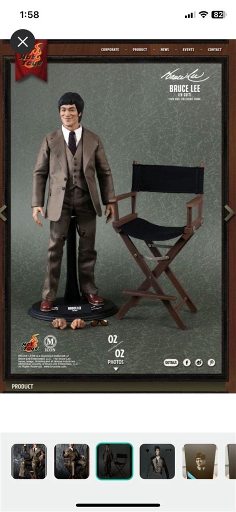 售 全新 HT MIS Bruce Lee In Suit Costume Only Hot toys mis 導演版 西裝外套 李小龍 Hottoys 比例 可動人偶以上