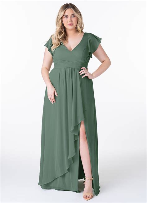 Eucalyptus Plus Size Bridesmaid Dresses Azazie