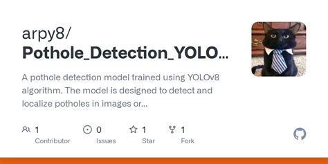 GitHub Arpy8 Pothole Detection YOLOv8 A Pothole Detection Model