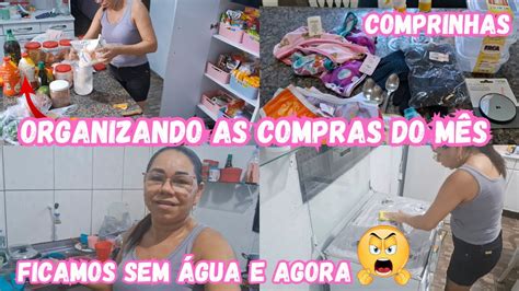 Organizando As Compras Do M S Almo O Simples Ficamos Sem Gua Mas