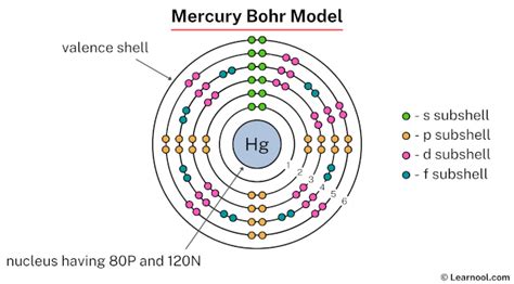 Mercury Bohr Model