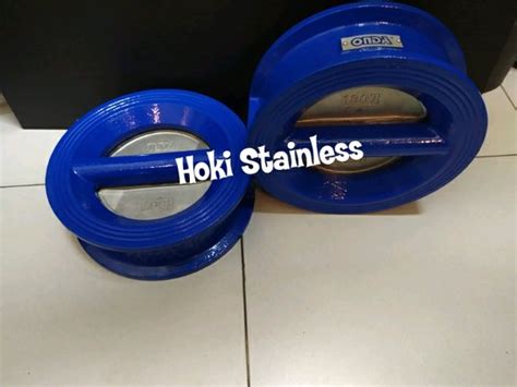 Jual Wafer Check Valve Onda Cast Iron Jis K Inch Dn Di Lapak