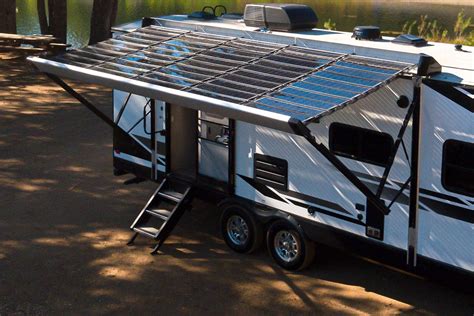 Xponent Power Introduces World S First Retractable Solar Awning For Rvs