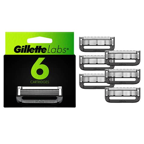 Gillette Labs Men S Razor Blade Refills With Exfoliating Bar Refills