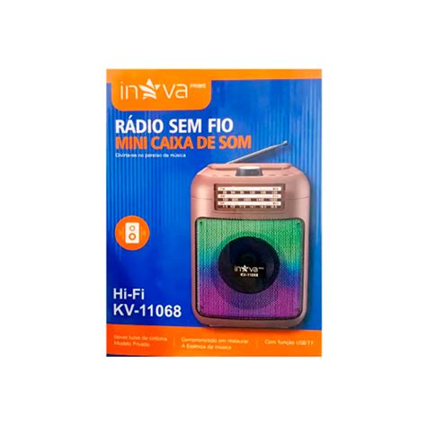 Caixa De Som Bluetooth Inova Kv Inova Acess Rios