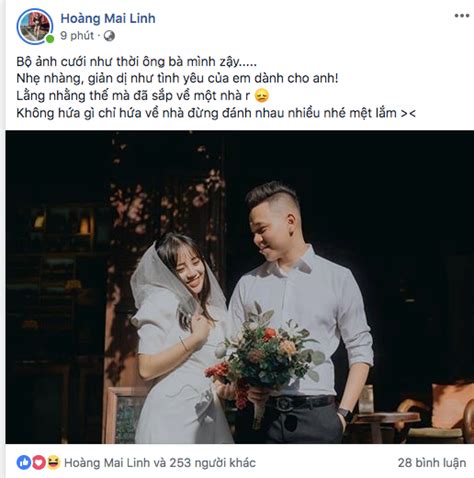 Hot girl streamer Mai Linh Zuto hí hửng đăng ảnh cưới khẳng định ván sắp đóng thuyền