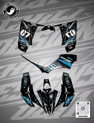 Graficos Stickers Para Yamaha Raptor 350 2006 2013 Full Kit Meses Sin