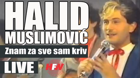 Halid Muslimovic Znam Za Sve Sam Kriv Live Hala Pionir