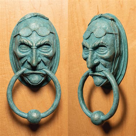 Handmade Jacob Marley Door Knocker Decoration Modulus Props