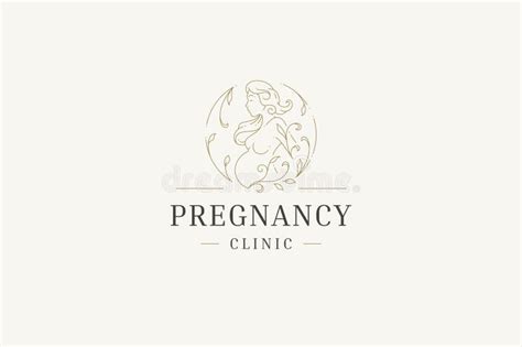 Woman Pregnancy Logo Template Vector Stock Illustrations Woman