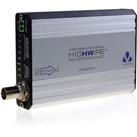 Veracity Vhw Hwps C Highwire Powerstar Quad Convertisseur Xip Et Poe