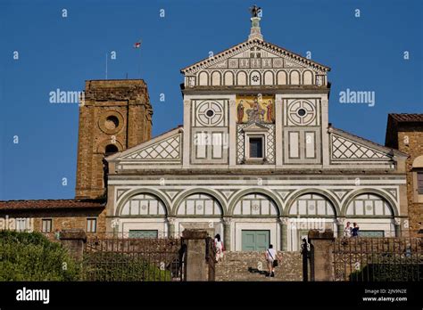 Florenz Italien Juli Basilika San Miniato Al Monte Von