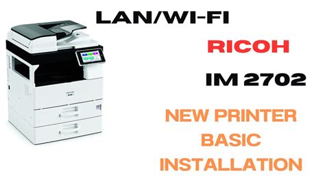 Ricoh IM 2702 Ricoh Printer Rico IM Series Printer Ricoh Im 2702