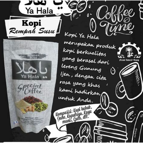 Jual KOPI SUSU REMPAH Ya Hala Kopi Spesial Shopee Indonesia