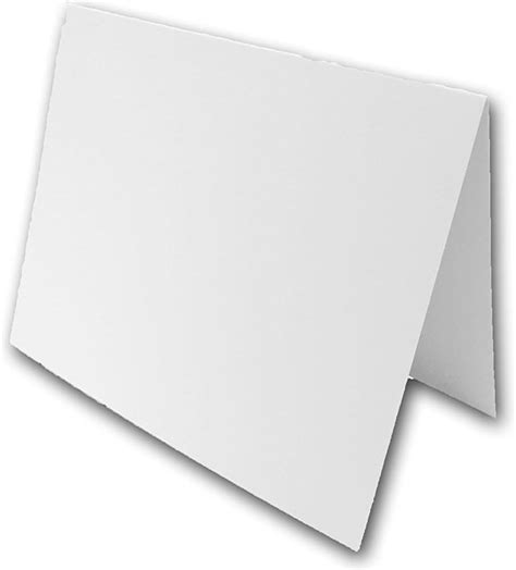 Blank Half Fold White A 9 Super Smooth Folded Greeting