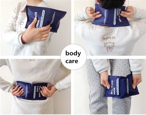 Reusable Hot And Cold Gel Pack Ice Pack For Knee Solder Back Injuries Micro Woven Heating