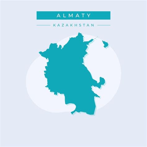 Premium Vector Vector Illustration Vector Of Almaty Map Kazakhstan