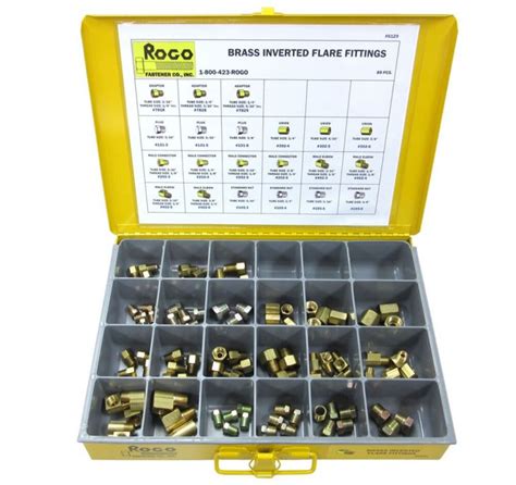 Brass Inverted Flare Fittings Rogo Fastener Co Inc