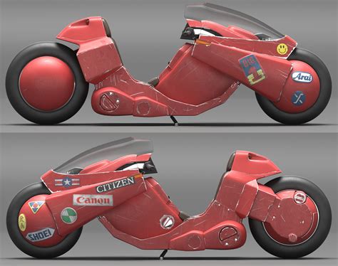 Kaneda's bike (AKIRA) :: Behance